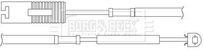 BORG & BECK Сигнализатор, износ тормозных колодок BWL3073
